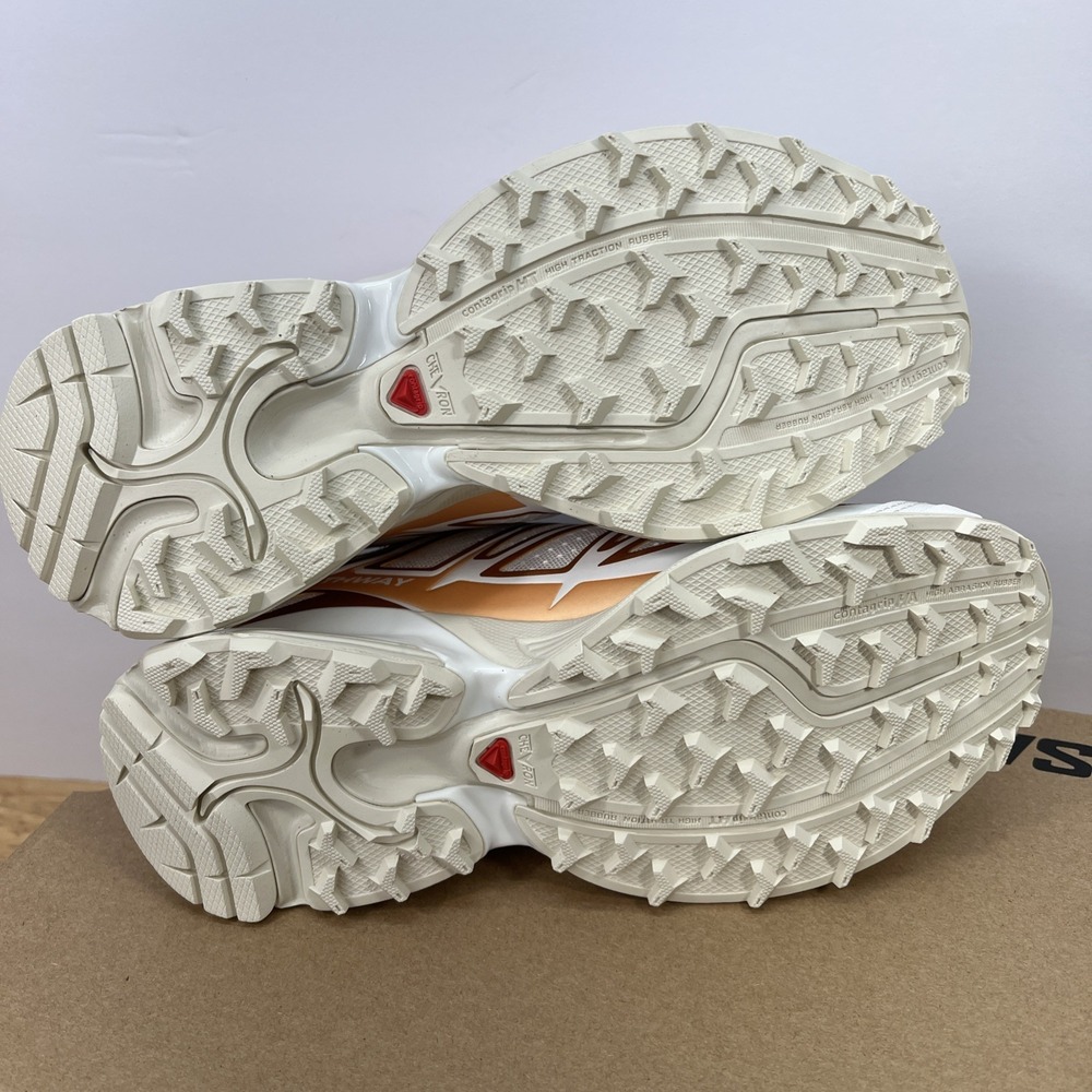 Salomon XT Pathway Metallic Hiking Shoes Women's 5.5 Men's 4.5 White‎ Copper - Picture 9 of 11